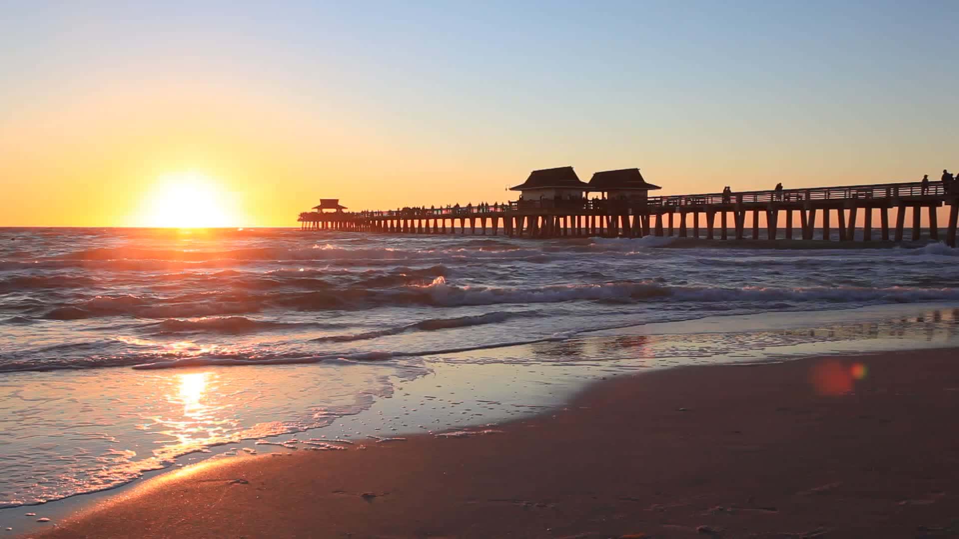 Naples Pier at sunset