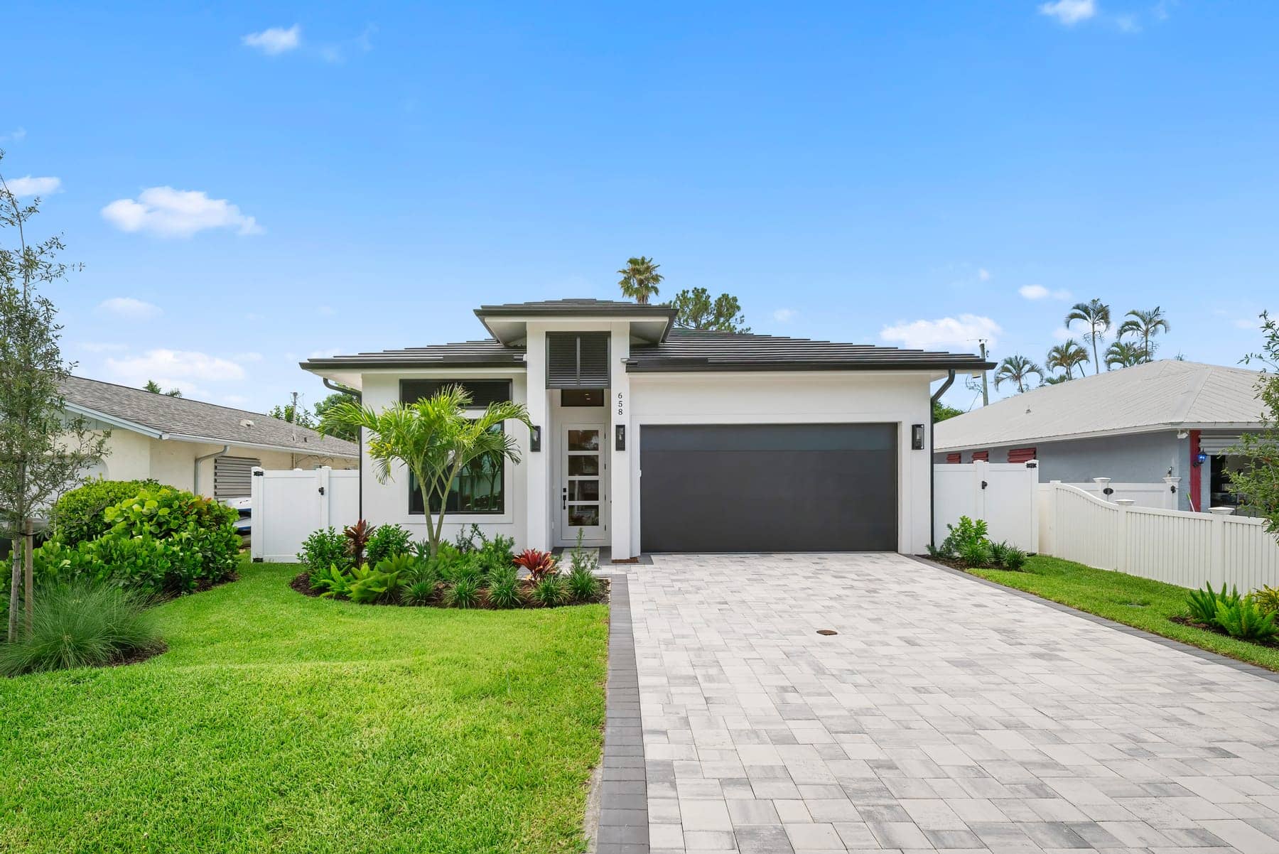 A newly built home in Naples Park